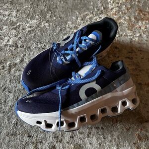 On Cloudmonster Shoes Womens 10 Acai Lavender Running Athletic Gym Sneakers